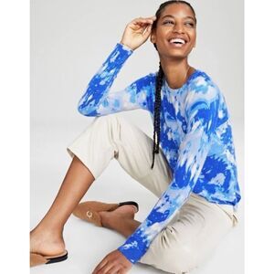 Charter Club 100% cashmere tie dye sweater